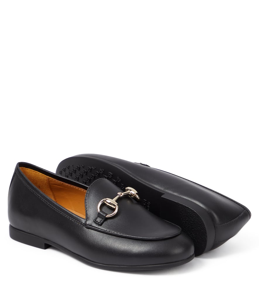 Gucci Kids Horsebit leather loafers