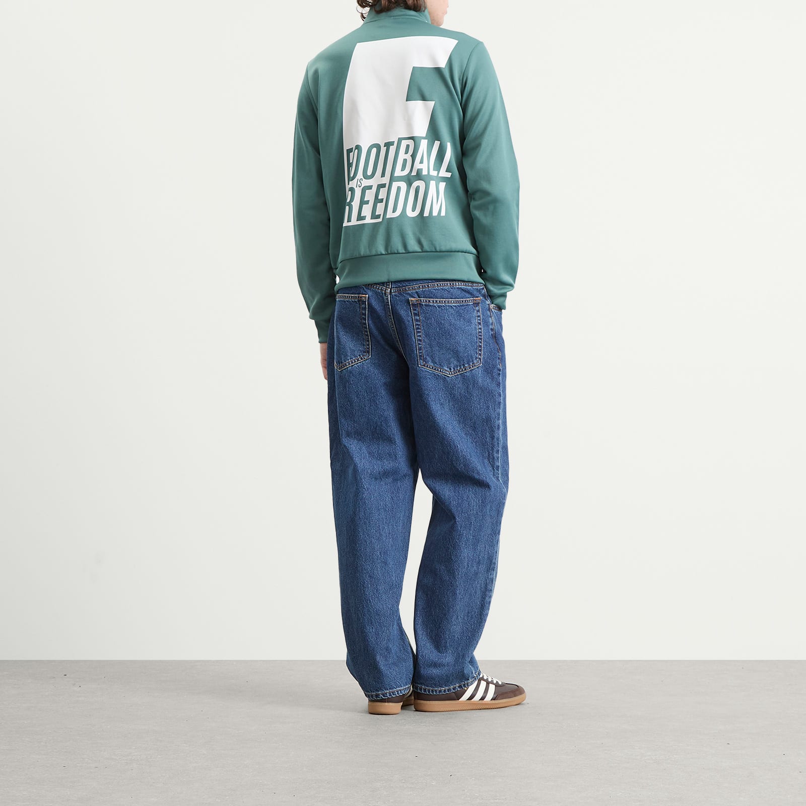 Men's Bob Marley Track Top in Tech Emerald