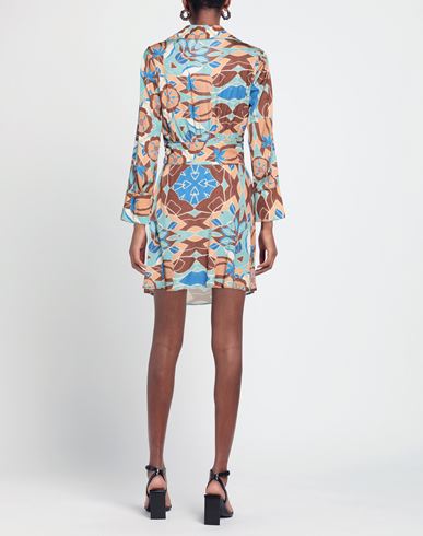 Woman Mini dress Deep teal Size M Polyester, Elastane