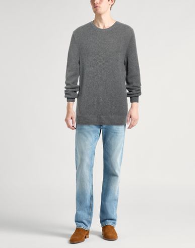 Man Sweater Grey Size 42 Polyamide, Viscose, Wool, Cashmere, Polyester