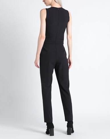 Woman Jumpsuit Black Size 6 Polyester, Elastane