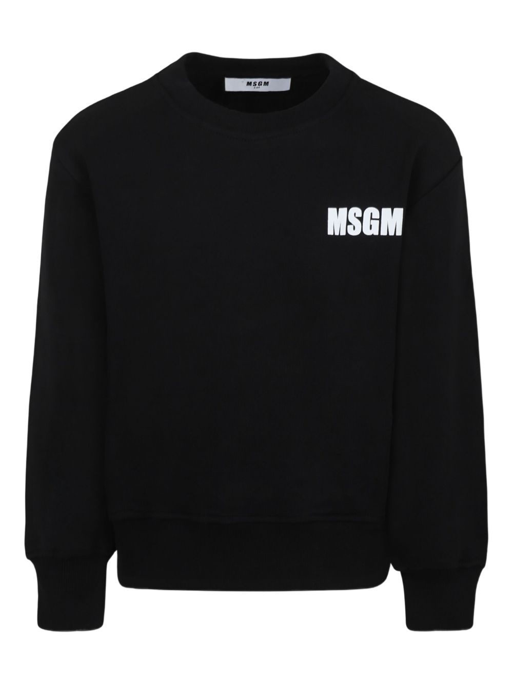 Logo-print cotton sweatshirt - Black