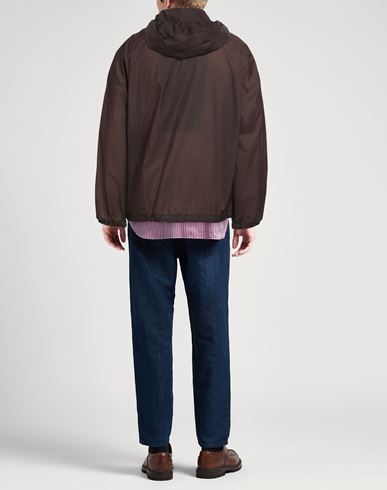 Hevò Man Jacket Dark brown Size L Polyamide