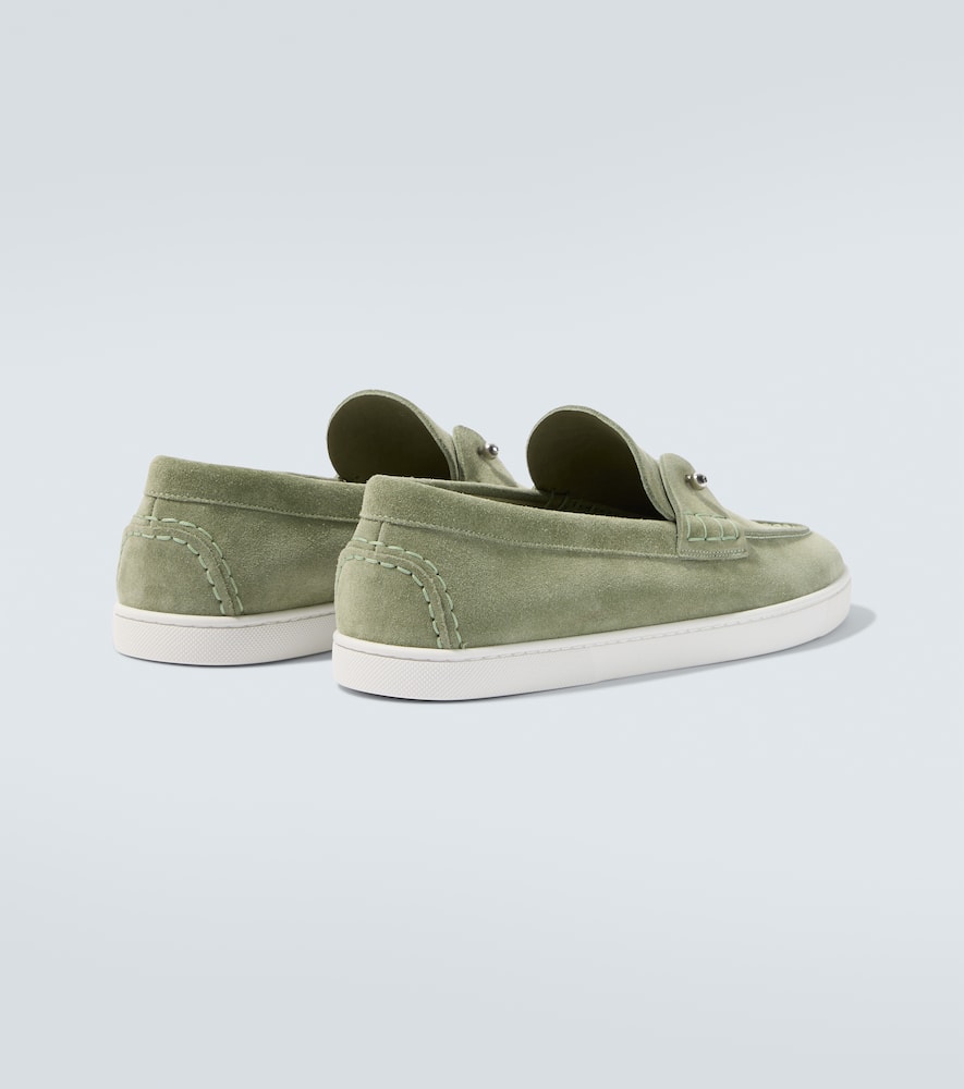 Chambeliboat suede slip-on shoes