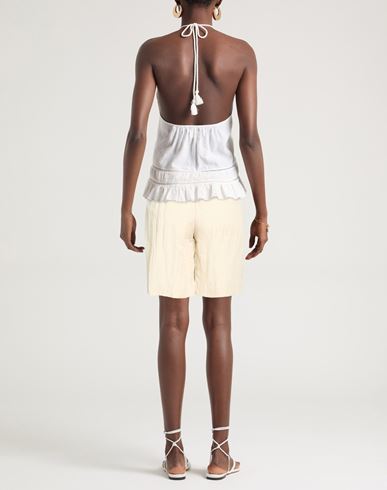 Samsøe Φ Samsøe Woman Shorts & Bermuda Shorts Beige Size S Lyocell, Polyamide
