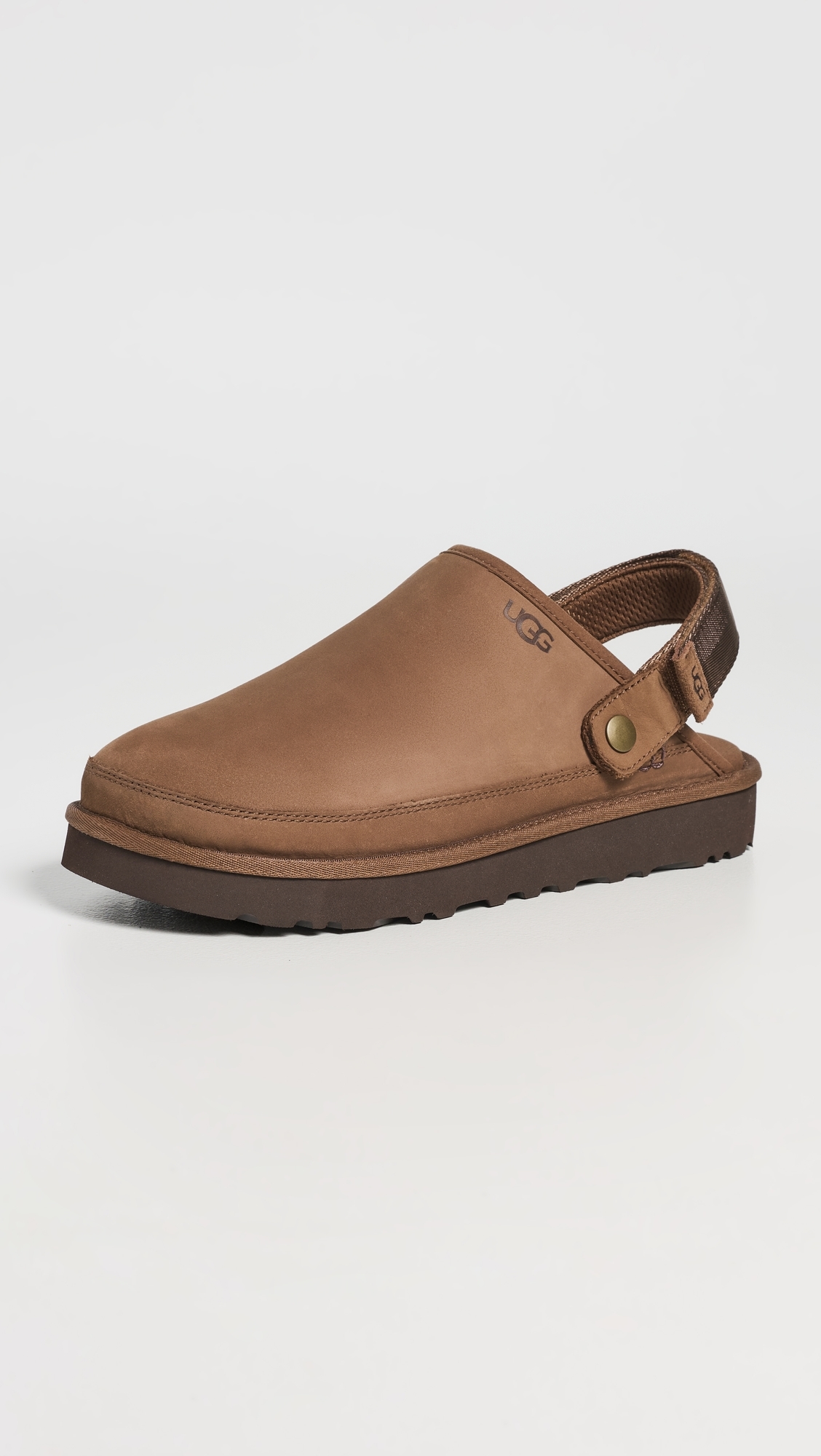 Goldencoast Clog II Nubuck Dark Chestnut