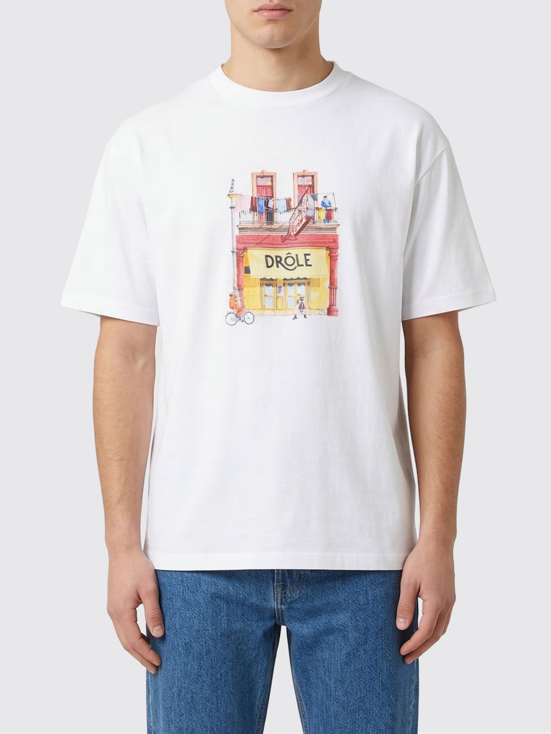 T-Shirt DRÔLE DE MONSIEUR Men color White
