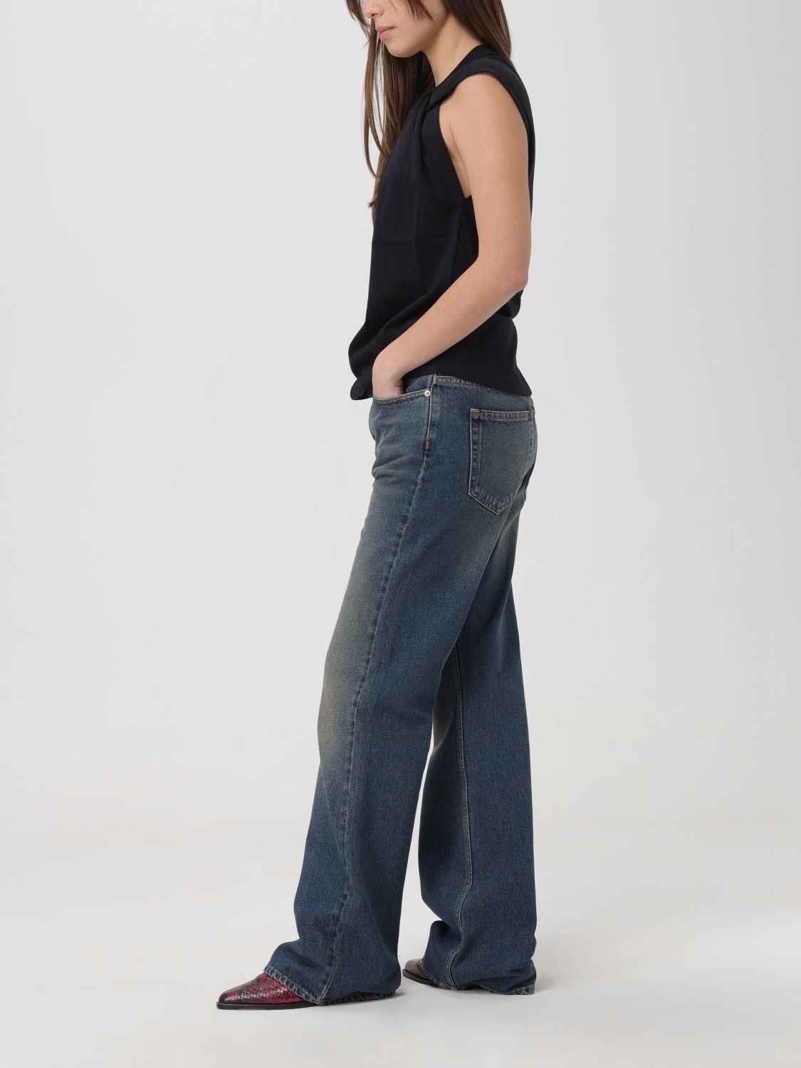 Top Woman color Black