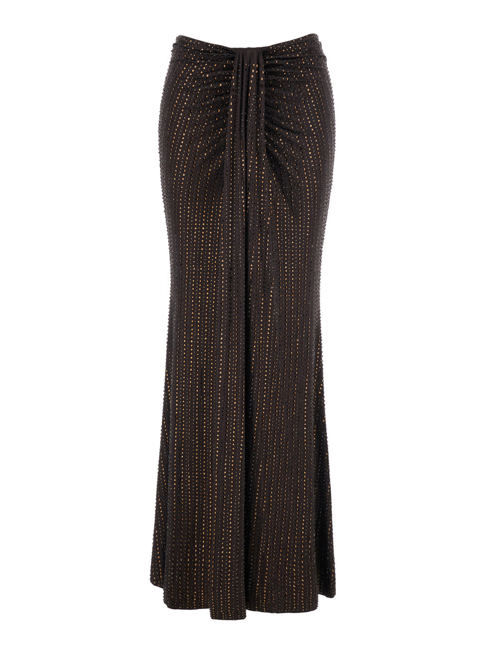Crystal Maxi Skirt — Brown