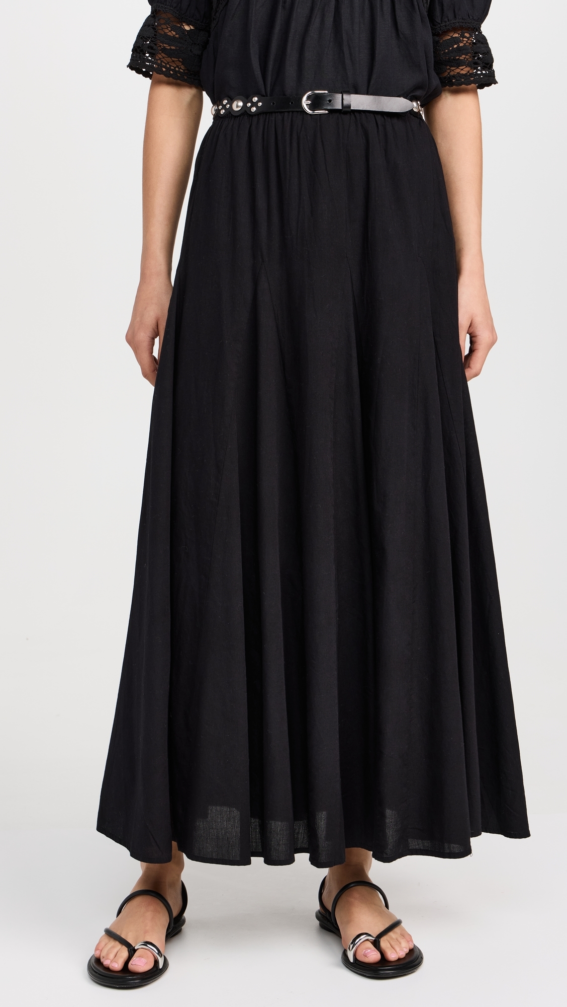 The Godet Skirt Black