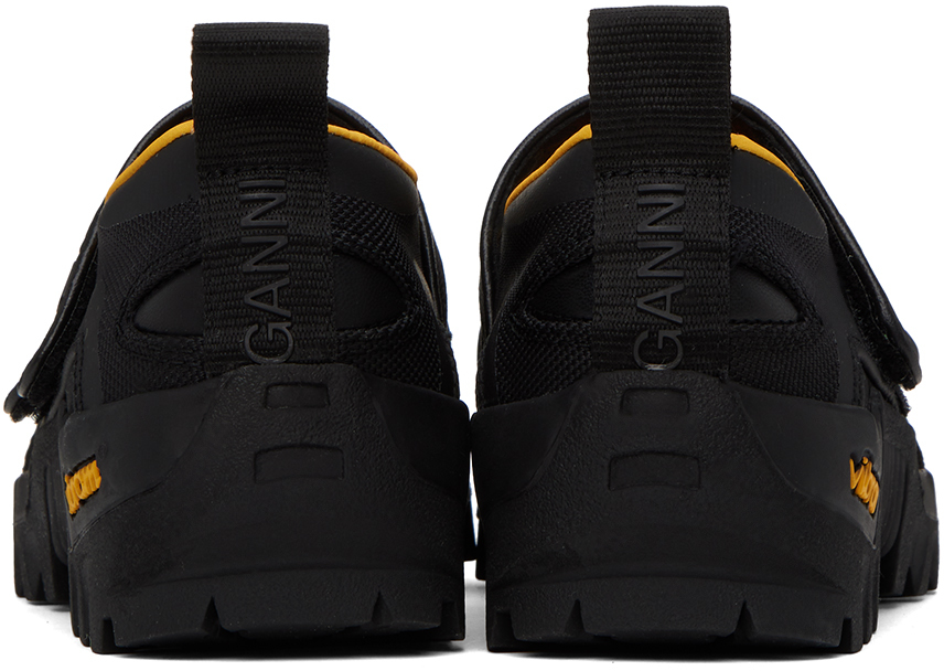 GANNI Black Performance Mary Jane Sneakers