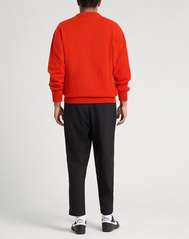 Man Sweater Tomato red Size 38 Merino Wool, Cashmere