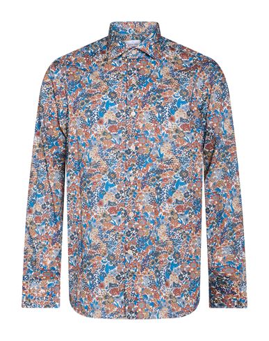 Man Shirt Azure Size 15 ½ Cotton