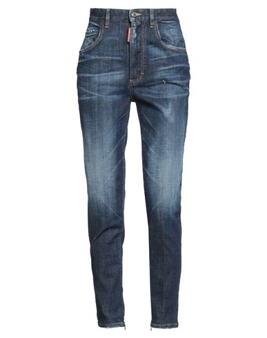 Woman Jeans Blue Size 10 Cotton, Polyester, Elastane