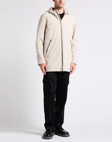 Herno Man Jacket Beige Size 38 Polyamide, Elastane
