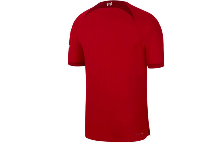 Men's Alphabet Printing Short Sleeve Soccer/Football Jersey 2022/23 Season Liverpool Player Edition Deep Red