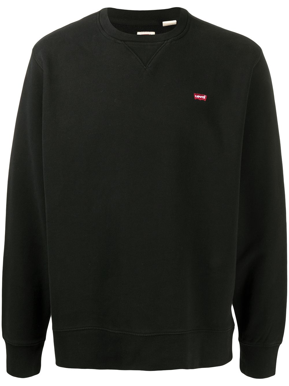 Logo detail sweatshirt - Black