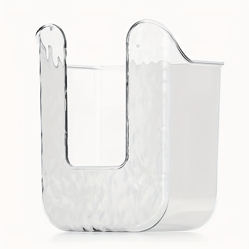 TEMU 1 Sets Of Wall Mounted Wipes Dispenser, Toilet Paper Holder With Wipes Storage, Bathroom Acrylic Wipes Container, Kitchen Wipes Storage Box