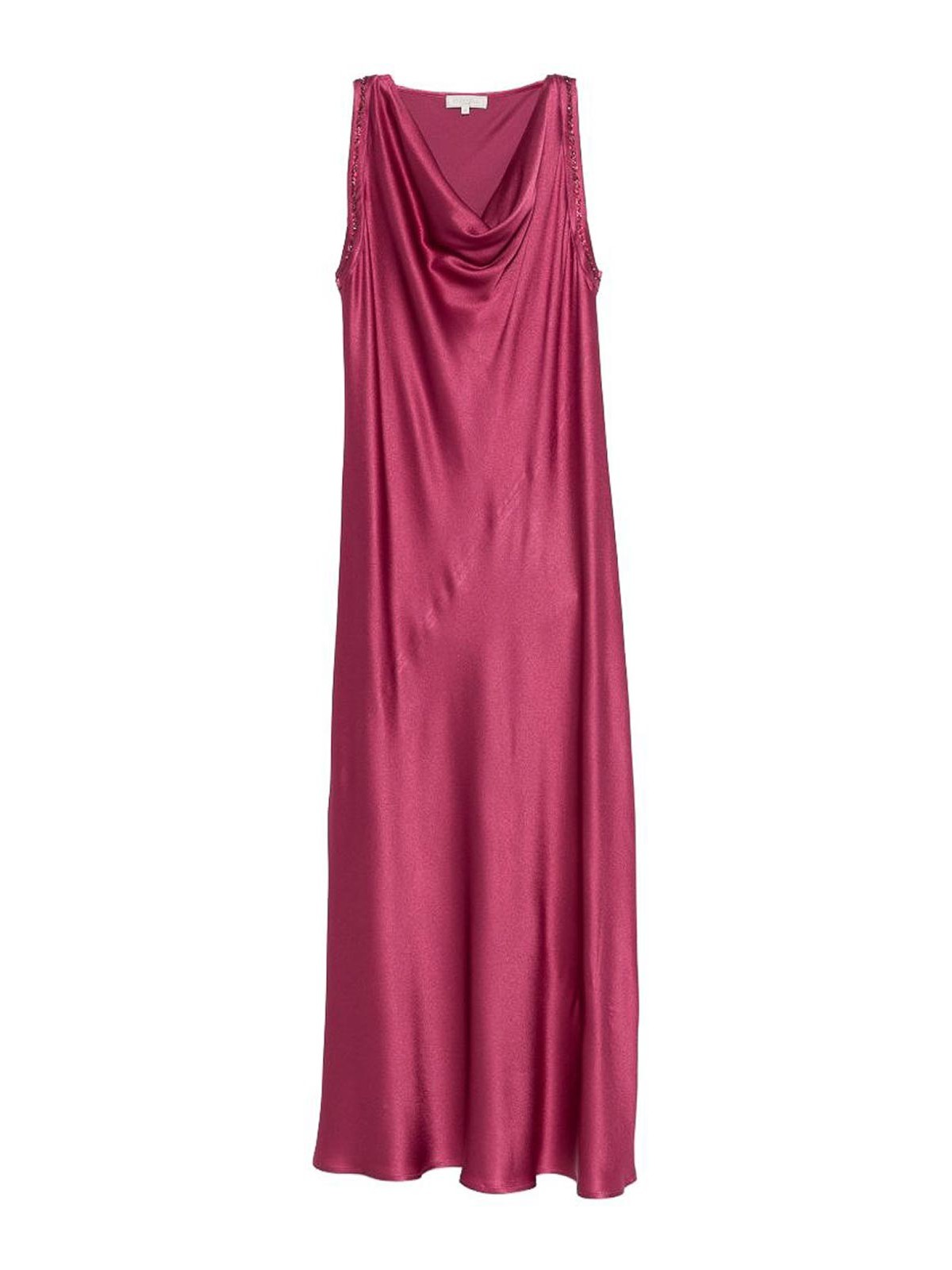 Marcus long dress with soft neckline