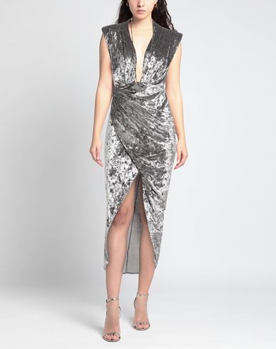 Woman Maxi dress Lead Size 6 Polyester, Elastane