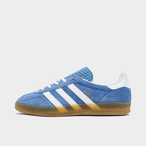 Women's Originals Gazelle Indoor Casual Shoes in Blue Fusion/White/Gold Metallic