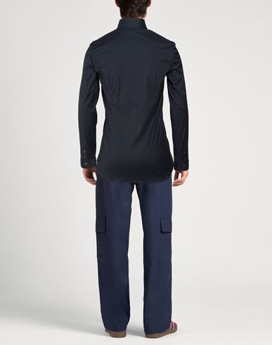 Man Shirt Charcoal Size 38 Cotton, Polyamide, Elastane