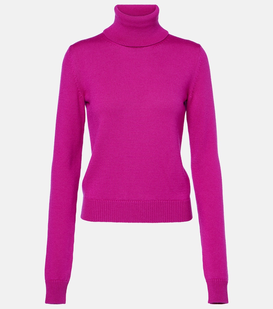 Wool turtleneck sweater