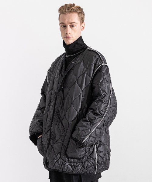 Reversible Stitch Quilted Liner Jacket MWZJK002-BK