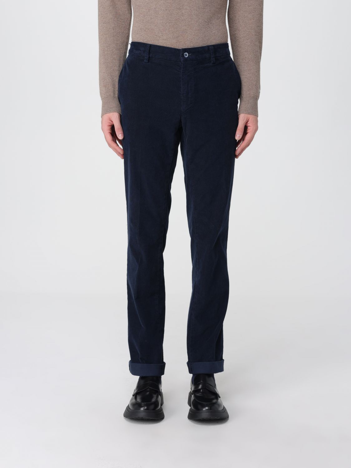 Pants Men color Blue