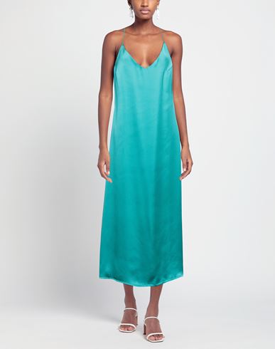 The Nina Studio Woman Midi dress Turquoise Size M Polyester