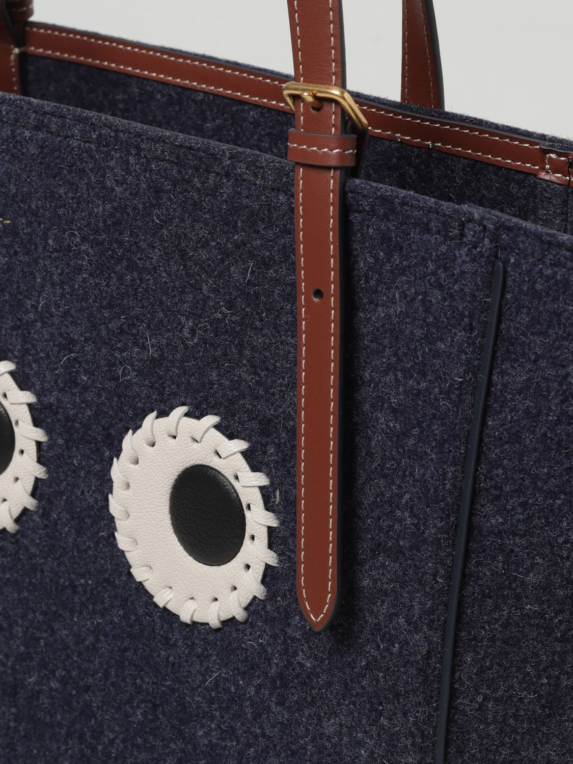 Small Eyes tote bag - Blue