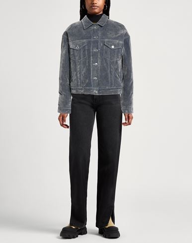 Woman Denim outerwear Blue Size 2 Cotton, Elastane