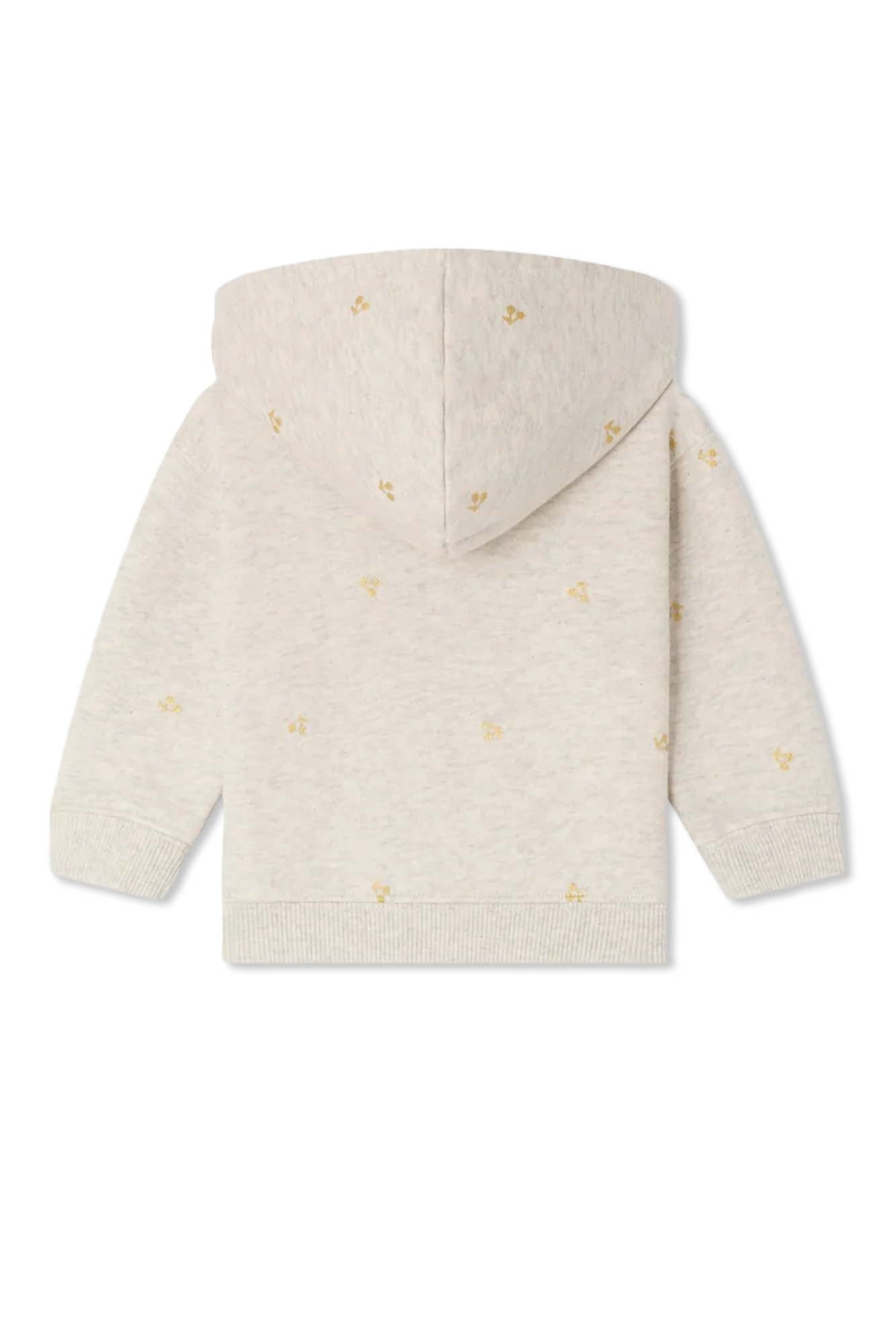 Sweatshirt With Print, Unisex, Cream