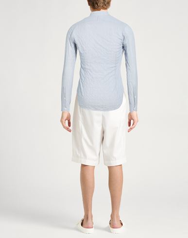 Man Shirt Blue Size S Cotton, Elastane