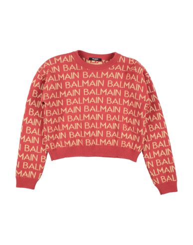 Kid Girl Sweater Brick Size 13 Viscose, Wool, Cashmere, Polyamide, Metallic fiber