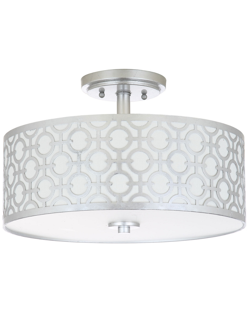 Vera 3-Light Silver Flush Mount