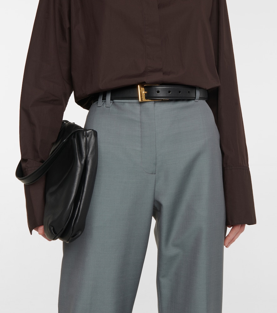 Jewel leather belt