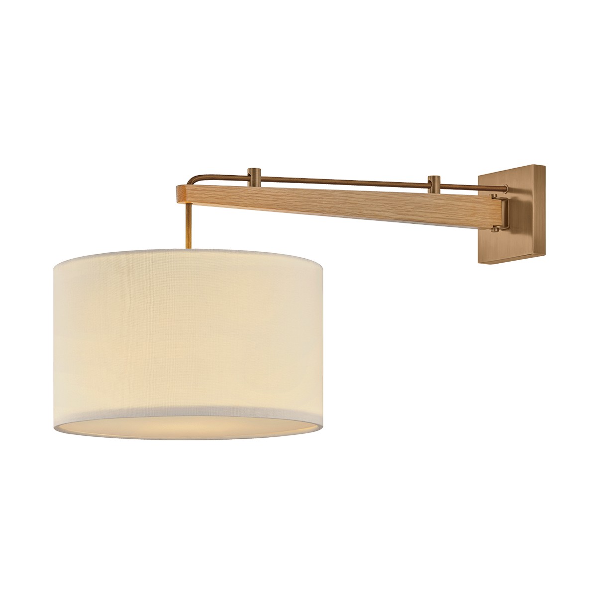 Patina Brass Wall Sconce from the Mailo Collection