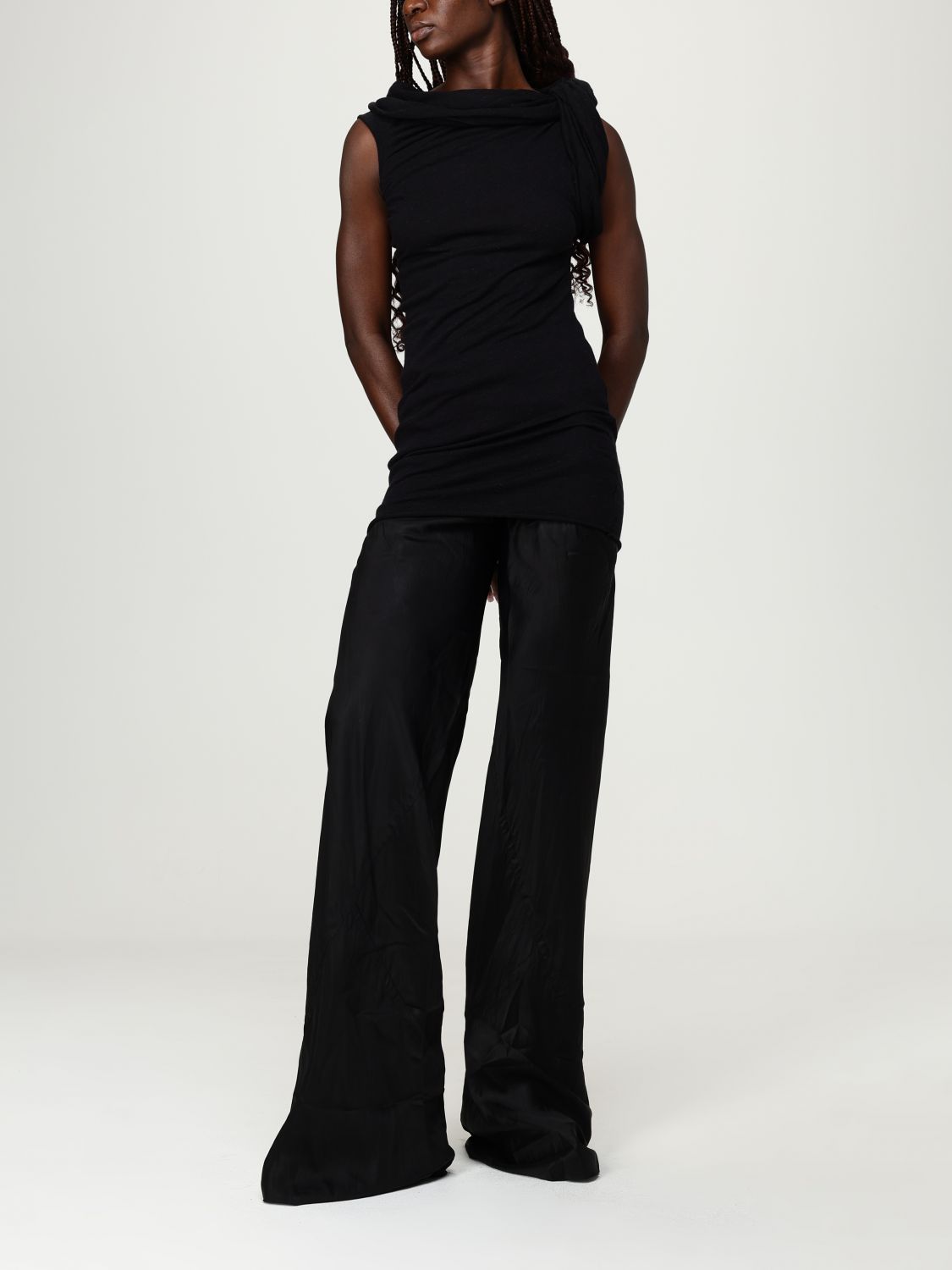Top Woman color Black