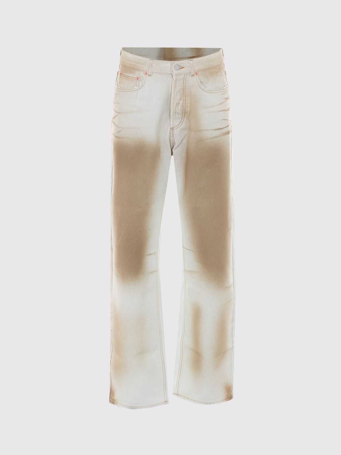 Jeans Men color Beige
