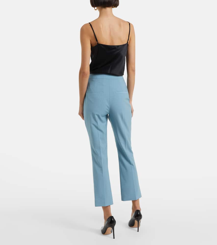 Arte cropped wool-blend slim pants