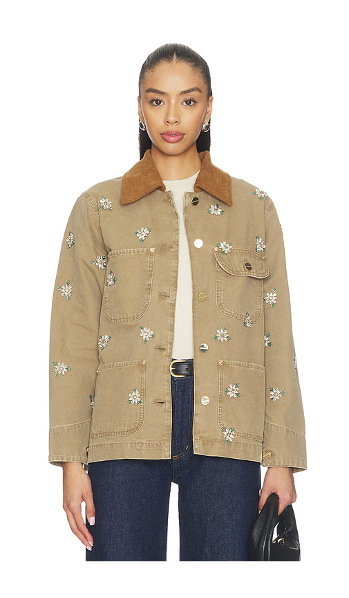 ALLSAINTS Bex Denim Jacket in Tan. S. Also in