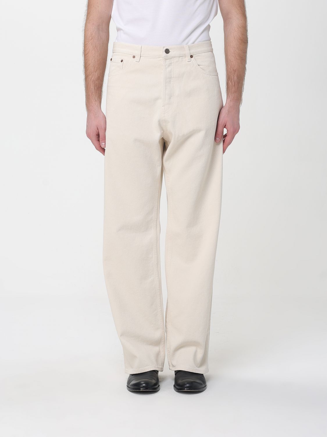 Jeans Men color Ivory