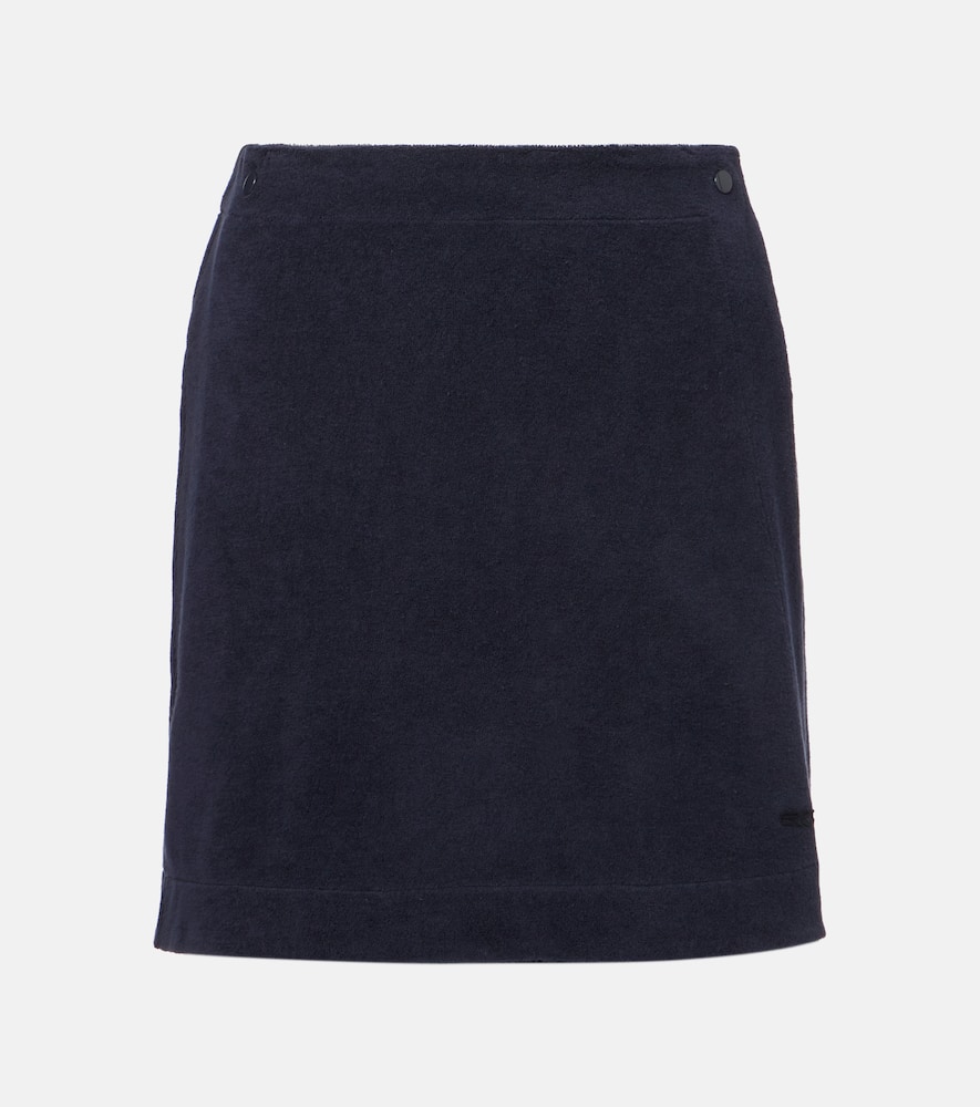 Spa cotton terry wrap skirt