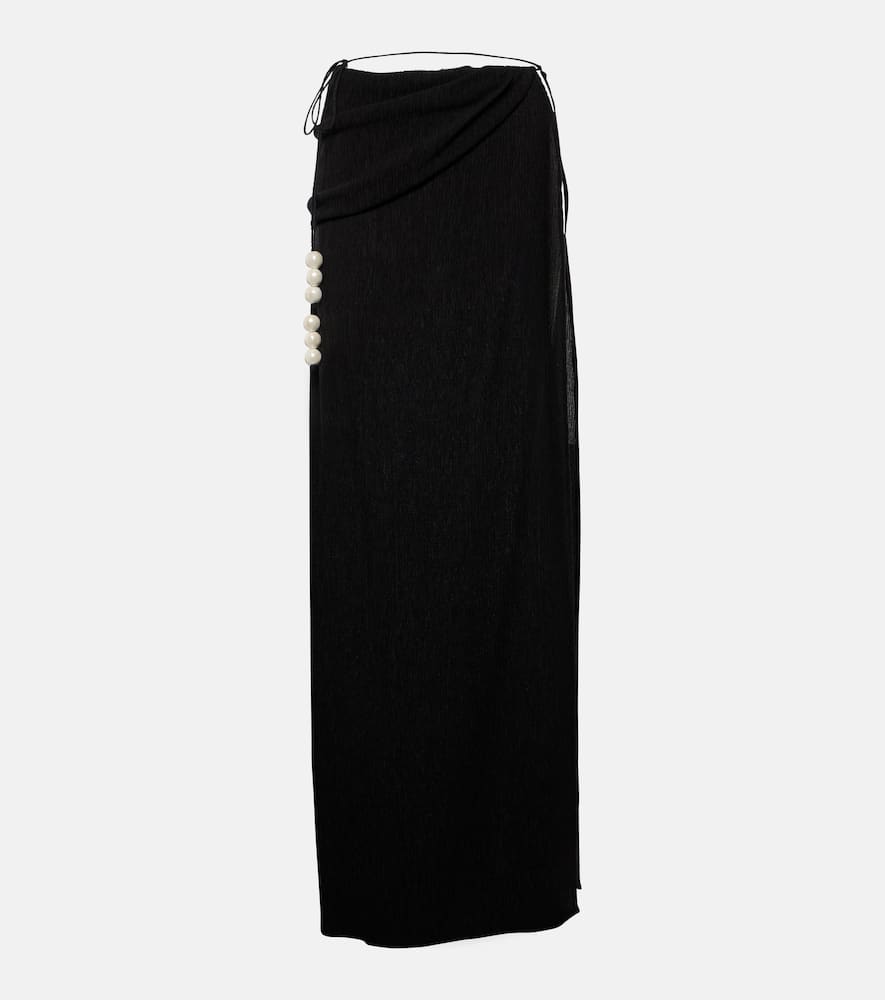 Embellished maxi skirt