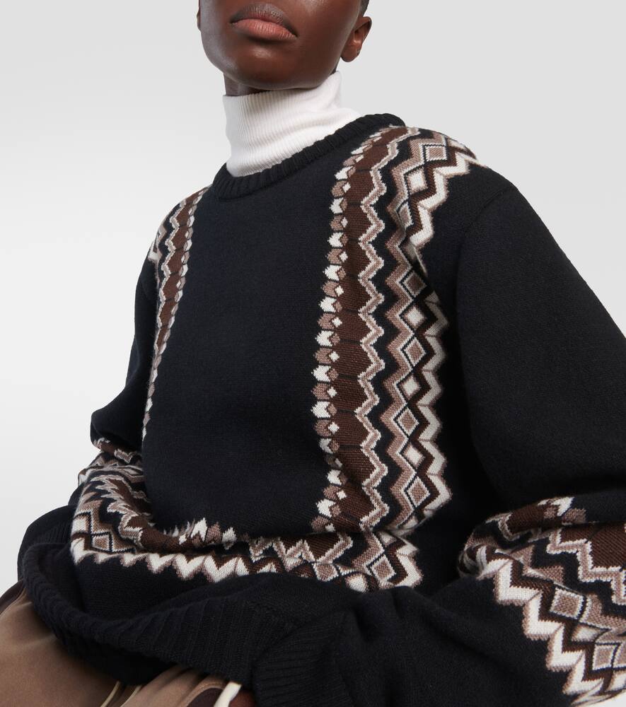 Chloé Wool-blend jacquard sweater