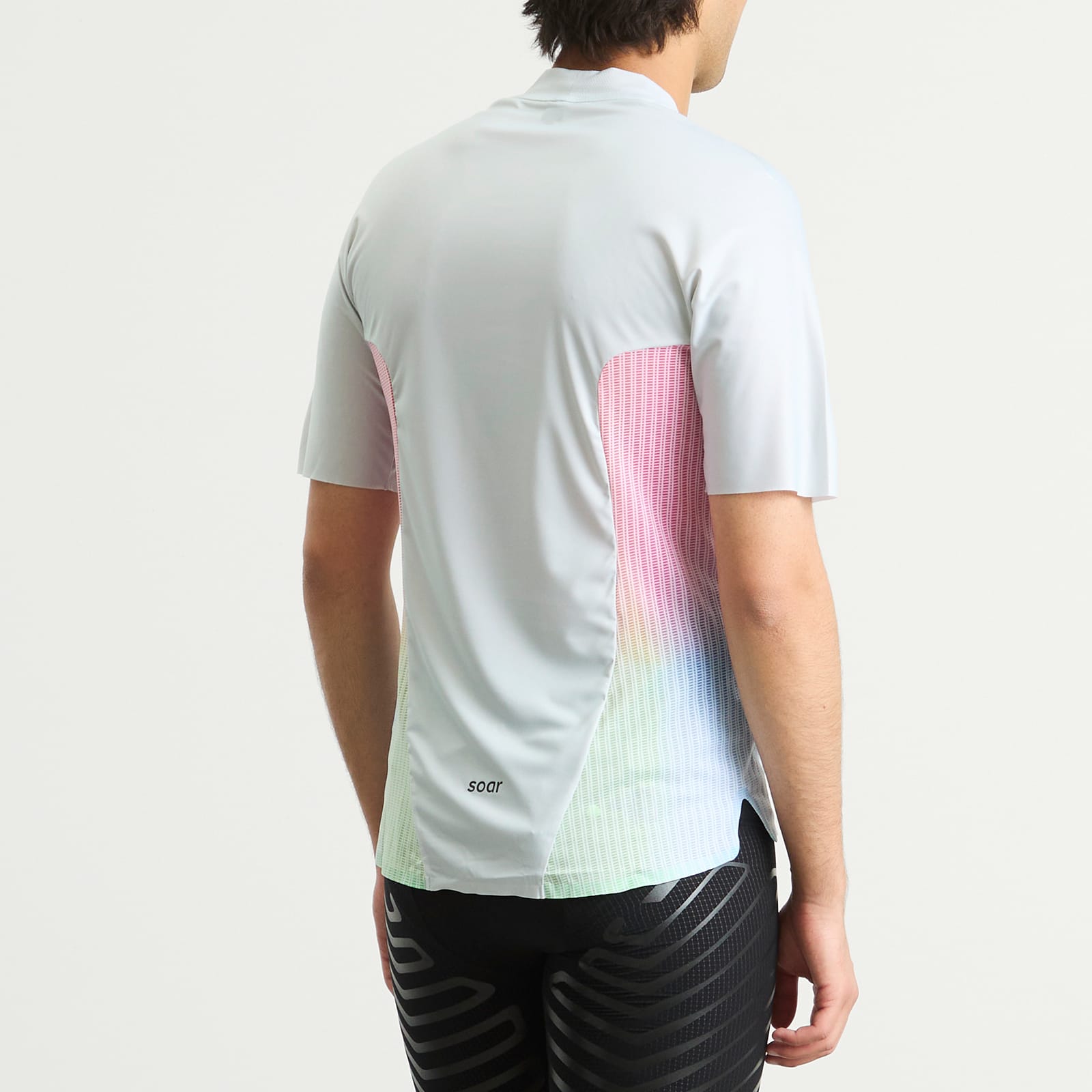Men's x Altra Trail Race Top in Rainbow/Grey