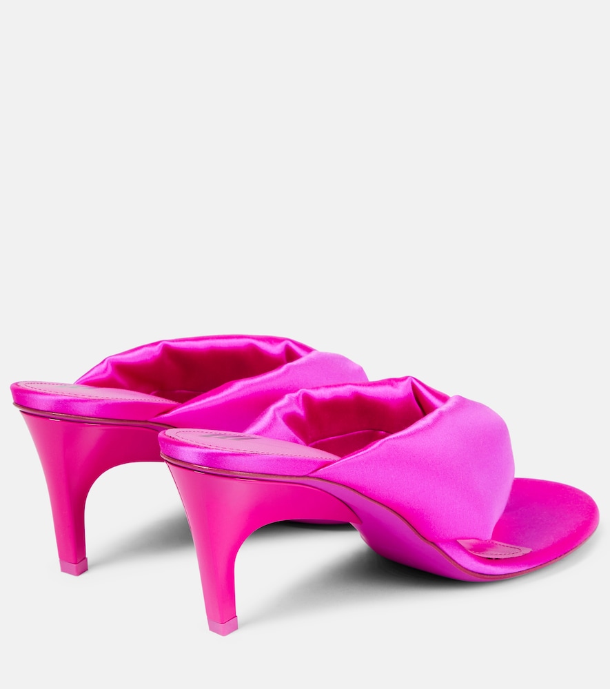 Rem satin thong sandals