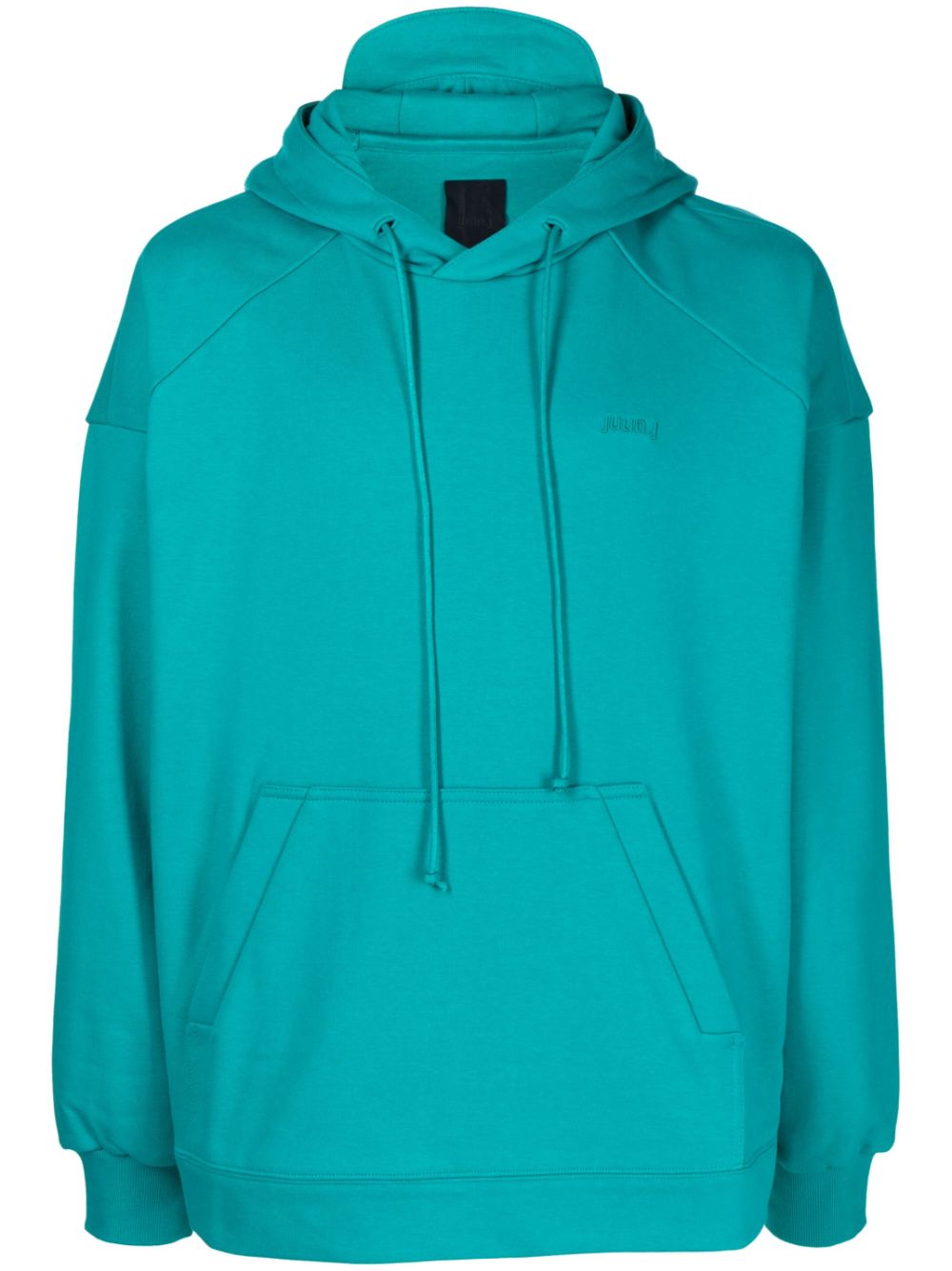 Long-sleeve cotton hoodie - Green