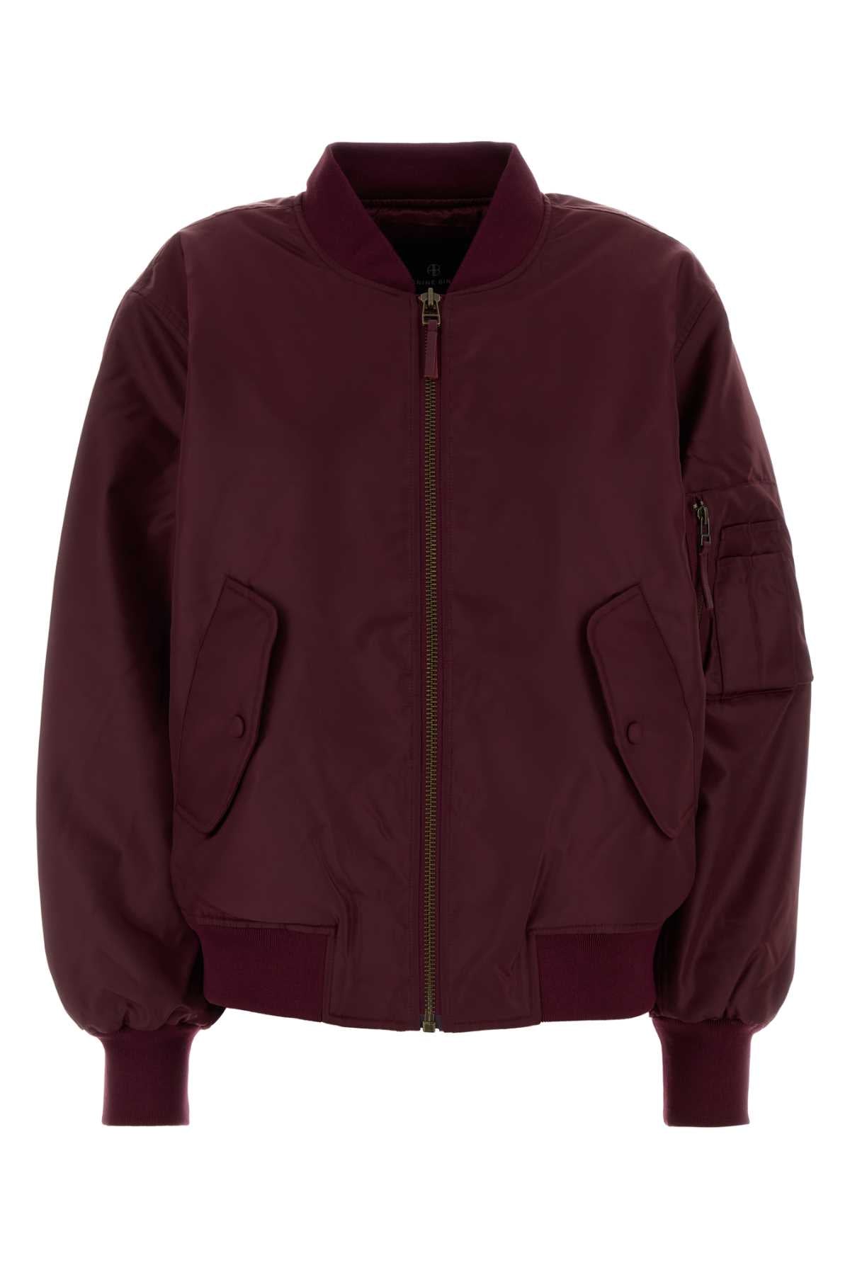 Leon Bomber Jacket — Purple